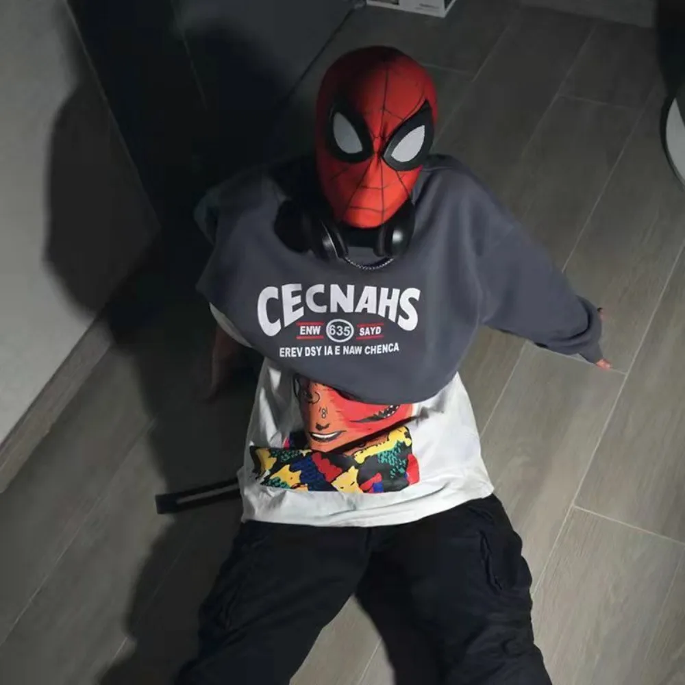 MINISO Spider Hero Mask Superhero Cosplay Mask Boys Girls Christmas Halloween Costume Props Perfect Birthday Gift