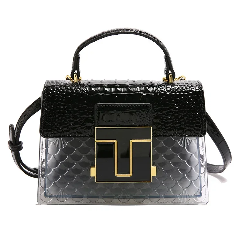 

2025 Crocodile Pattern Handbag Women's Luxury Tote Purse Fashionable Shoulder Bag Elegant Designer Office Work Bag