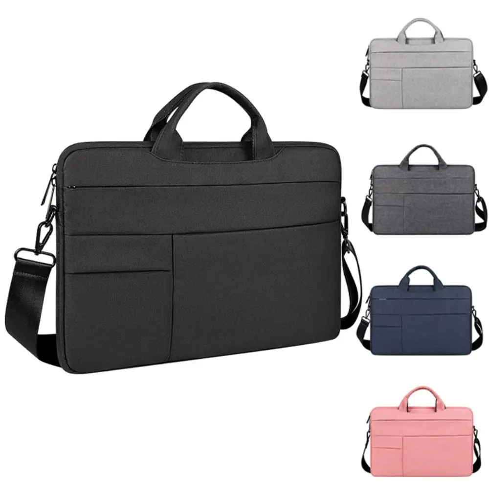 

Shockproof Laptop Bag Large Capacity Casual Document Carrying Case Simple Anti Scratch Notebook Cover for Lenovo/HP/Dell/Asus