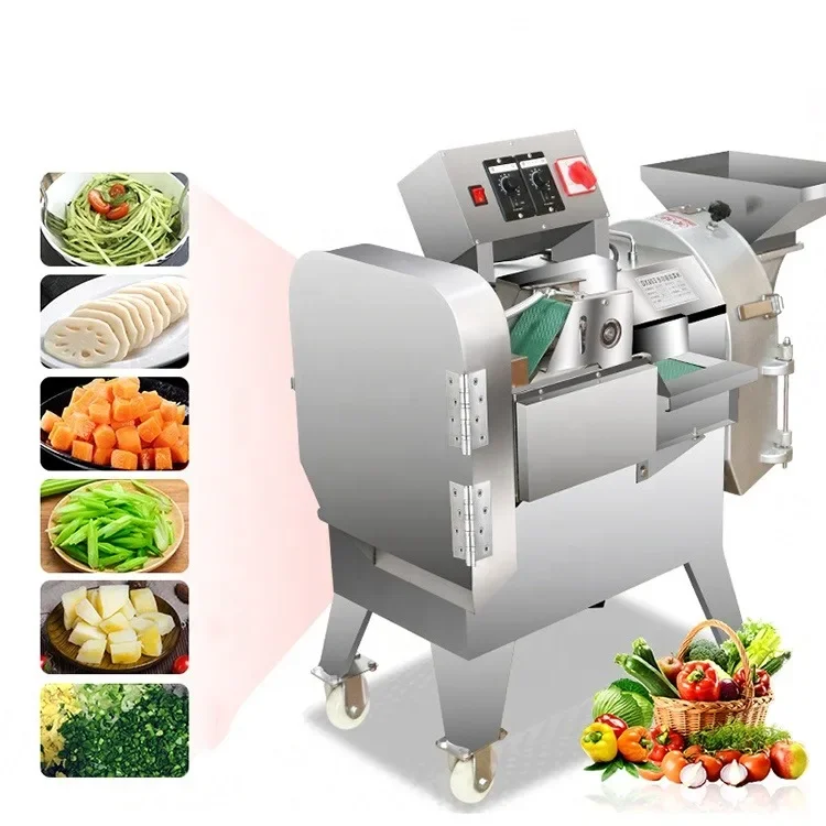 

CANMAX Manufacturer Multifunctional Electric Stainless Steel Onion Carrot Cucumber Potato Fruit Vegetable Chopper Cutter Machine