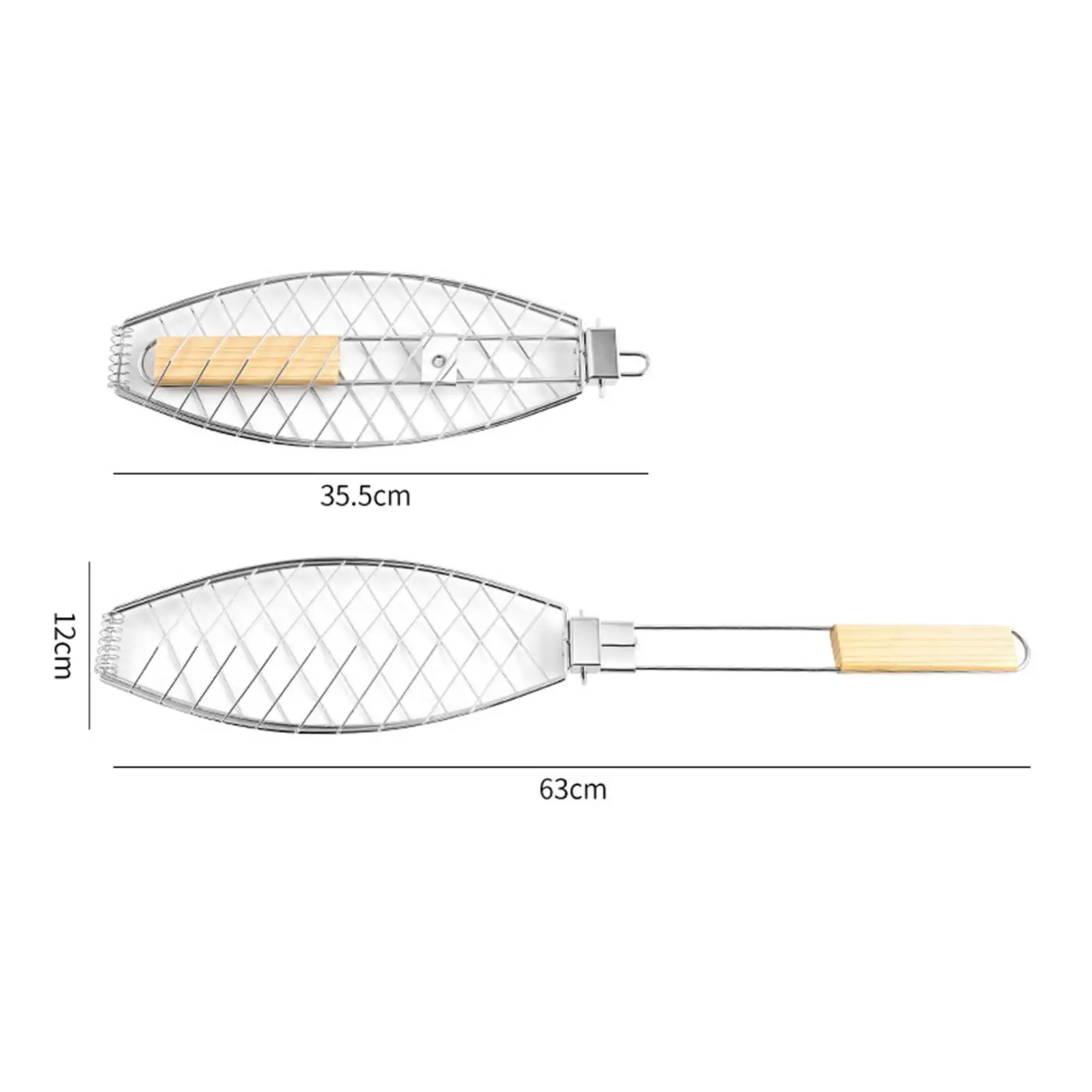 Barbecue Grill Basket Folding Portable Grill Net for Picnic Party Camping Barbecue Grill Basket Folding Portable Grill Net for Picnic Party Camping