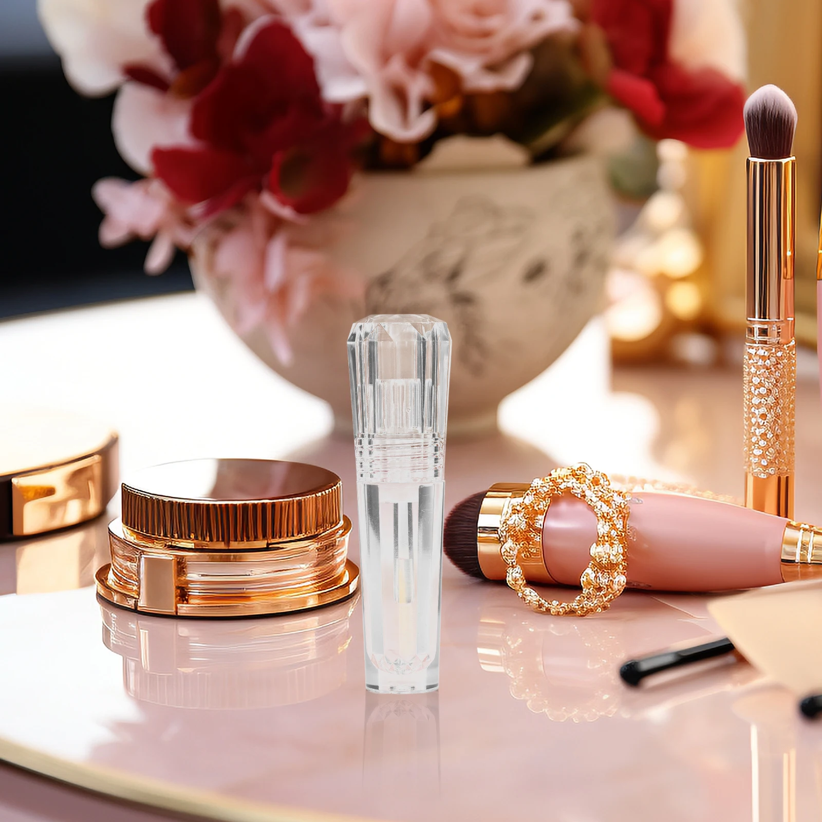 

Clear Refillable Lip Gloss Bottle Mini Lip Balm Tube Travel Oil Container Empty Sample Tubes Supply