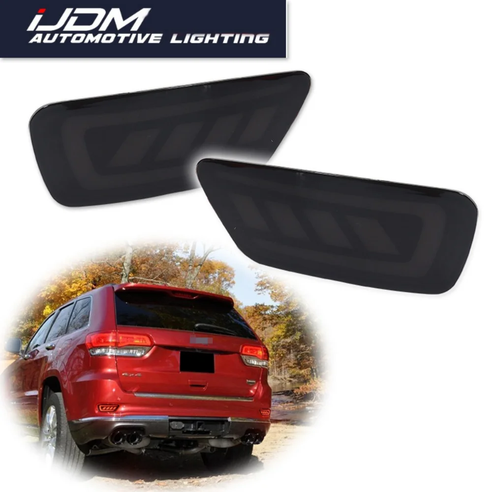 

Red LED Rear Bumper Reflector Tail Brake Lights Rear Fog Lights For Dodge Journey For Jeep WK2 Grand Cherokee Compass Patriot