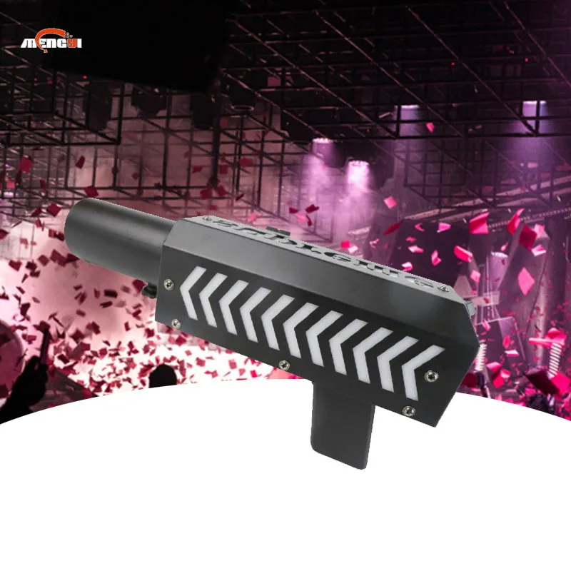 

Оптовая продажа: электрический конфетти-пистолет (бум-пистолет) для вечеринок, свадеб и мероприятий, с LED-подсветкой, для сцены, с бум-пистолетом для бумажных шаров, металлический