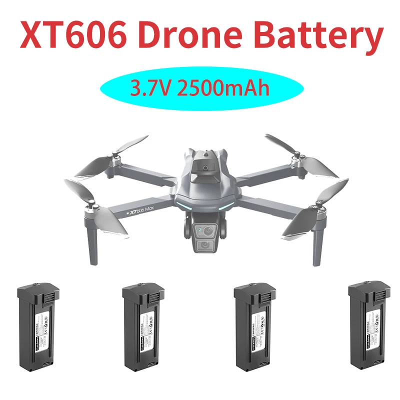 Bateria do drona GPS XT606 3,7 V 2500 mAh do drona RC Quadcopter XT606