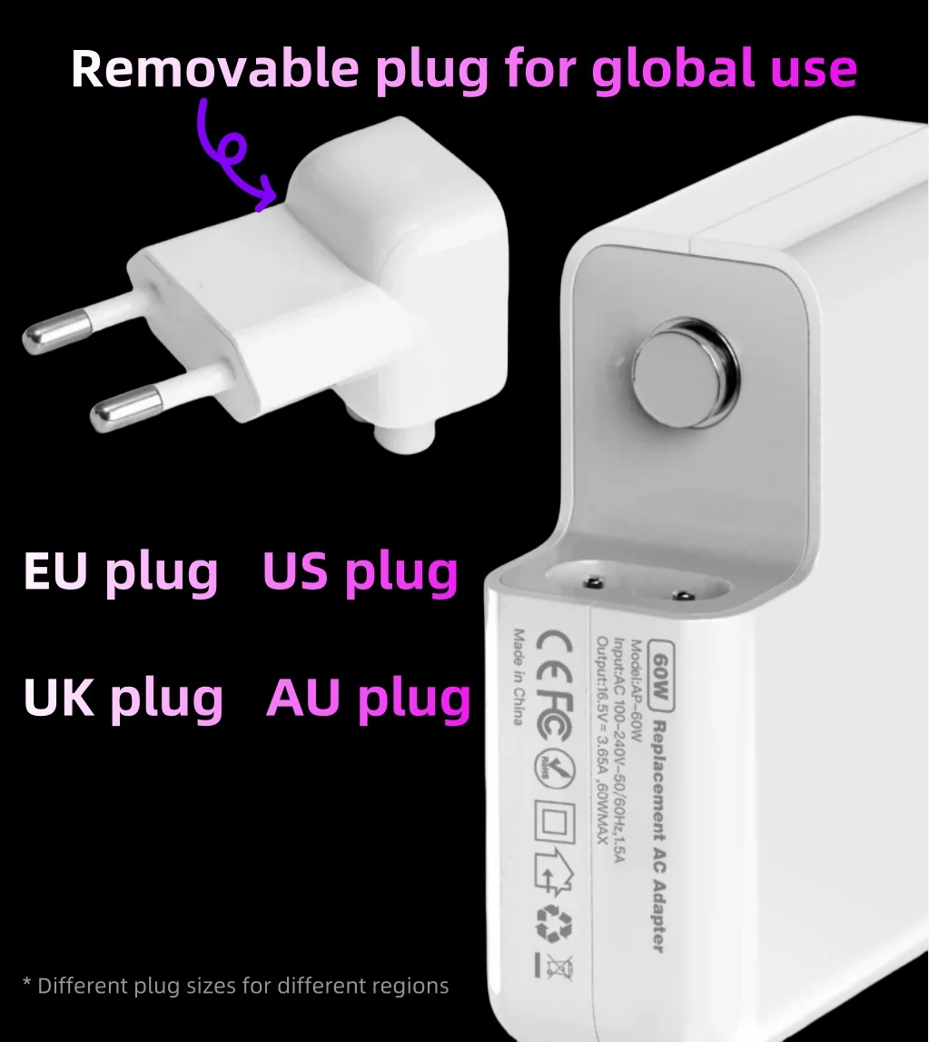 87W USB-C Mobile Phone and Tablet Charger suitable for MacBook Pro/Air 13, 15-inch Power Adapter type-c charging cable +2m cable