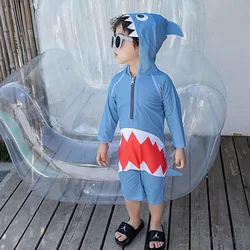 Bañador de una pieza para niño y bebé, ropa de surf, traje de baño infantil, protector solar para playa