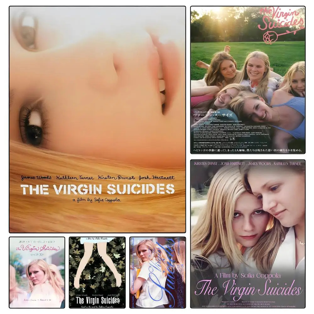 movie The Virgin Suicides Poster Poster Waterproof HD Unframed Self‑Stick Decor Wall Art for Home Room Decoration Gift