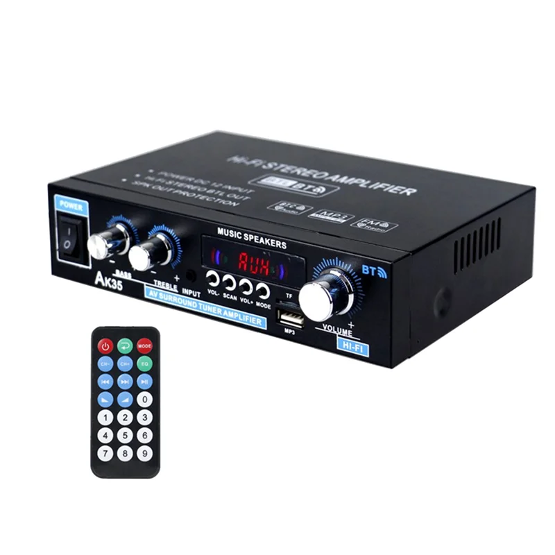 A11F-AK35 Digital Power Amplifier 2-Channel Power Amplifier Power Amplifier General Car Parts EU Plug