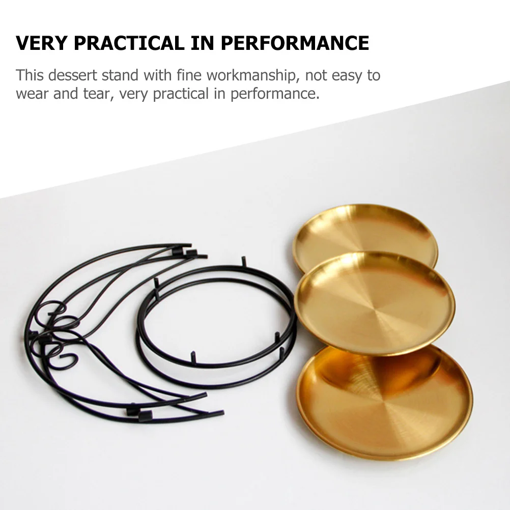 

Cake Pan Displaying Holder Serving Rack Storage Fruit Desktop Shelf Stand Dessert