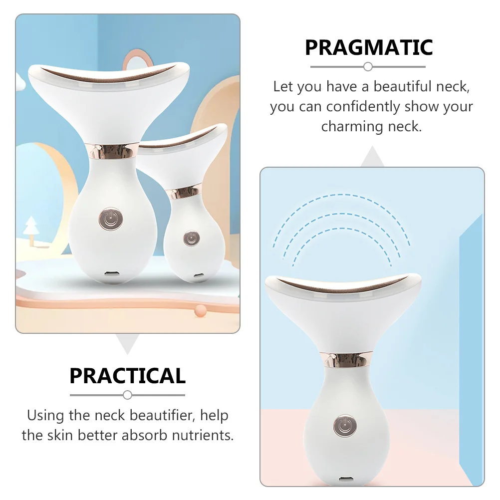 أداة تجميل الرقبة قابلة لإعادة الشحن، جهاز مريح مضاد للتجاعيد لتقليل الذقن المزدوجة، رعاية خط العنق لشد الوجه #3