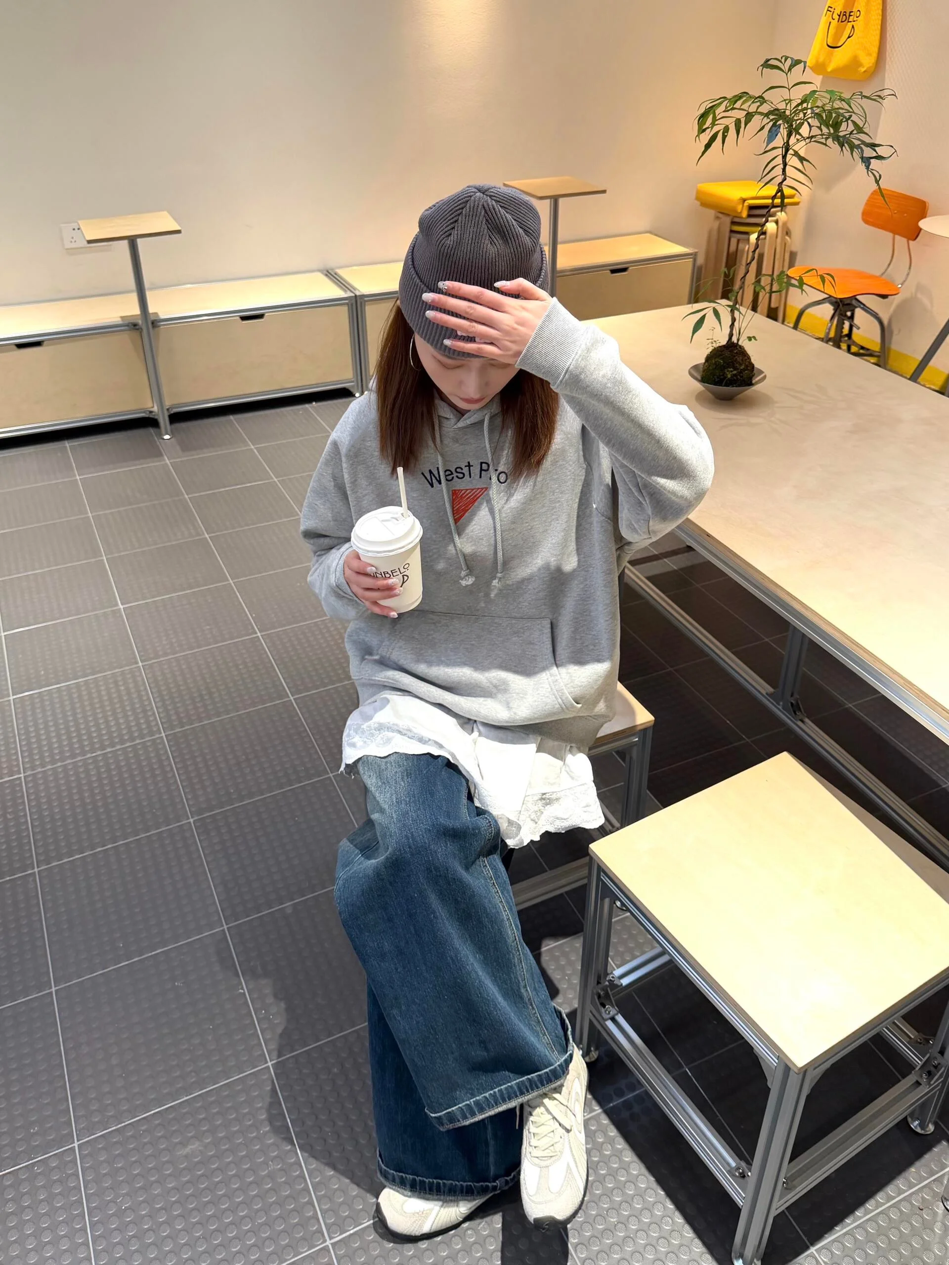 

Корейская модная повседневная свободная толстовка с буквенным принтом для женщин, осенне-зимняя новинка, хлопковая футболка с длинным рукавом