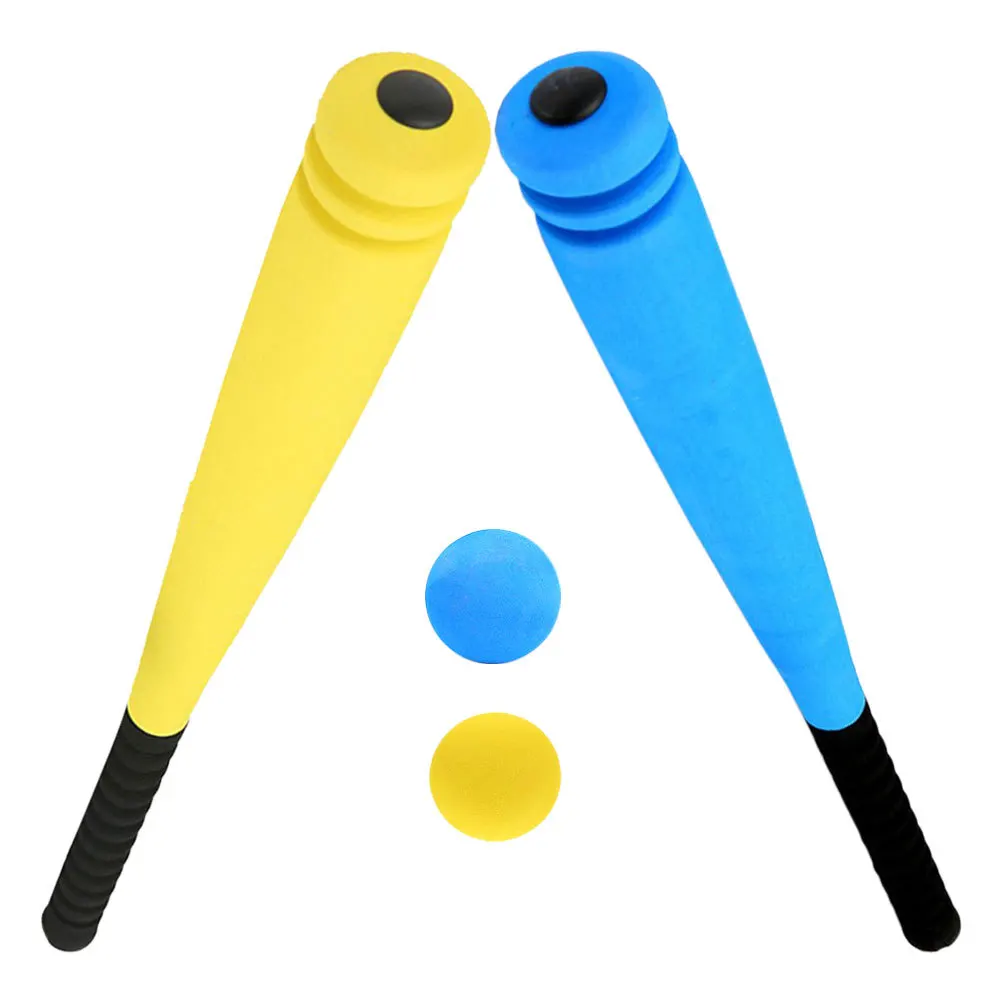 2Sets Kids Foam Baseball Bat Kinderzachte, lichtgewicht outdoor-swing-trainingstool voor kleuterschool Speelveiligheid Gripontwerp