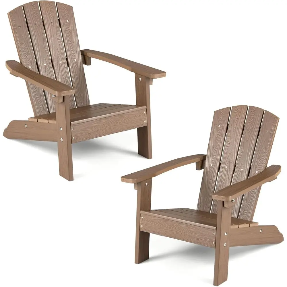 

Durable Weather-Resistant Kids' Outdoor Chair, Ergonomic Design for Ages 3-8, Ideal for Lawn, Beach, or Patio (Taupe)