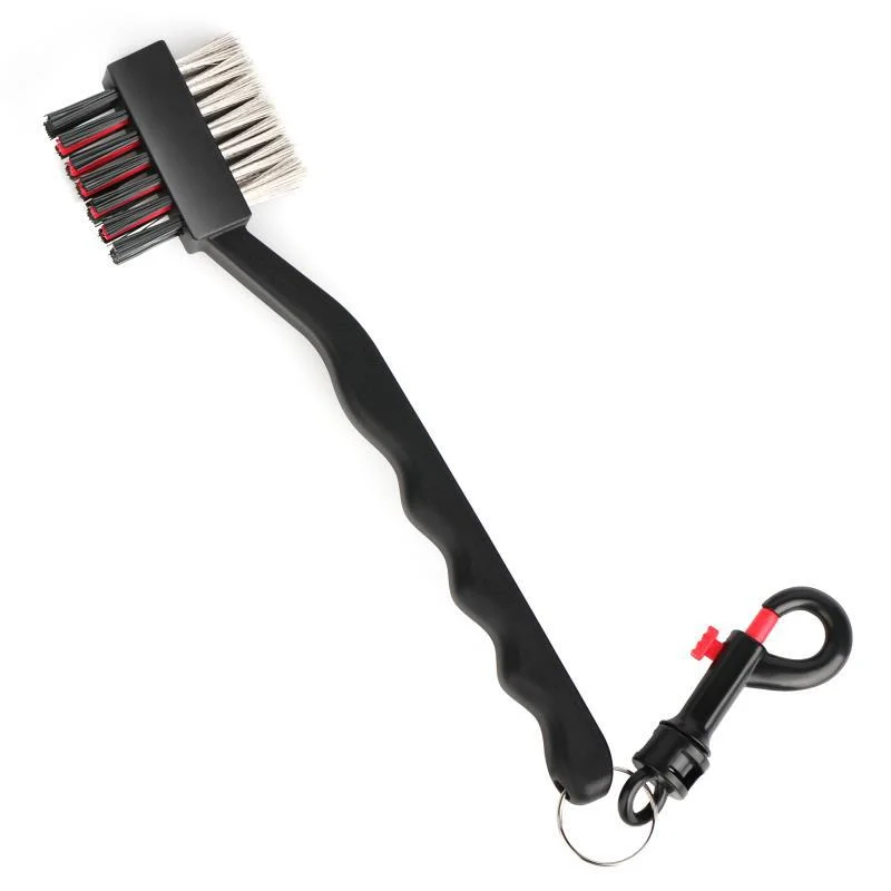 Golf Club Cleaning Brush Head Cleaning Tool Double sided Three Purpose Brush Golf Club Cleaning Brush Accessories