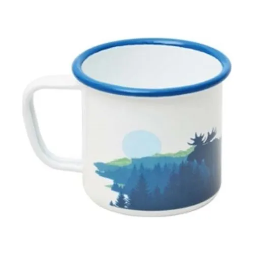 Campout Enamel Mug