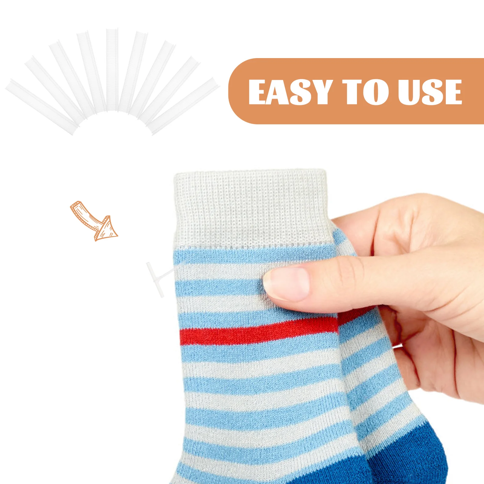 

10000 Pcs Sock Glue Needle Clothing Locks Tag Labels Buckle Apparel Cord Hanging Fasteners Clothes Rope Packing Accessories