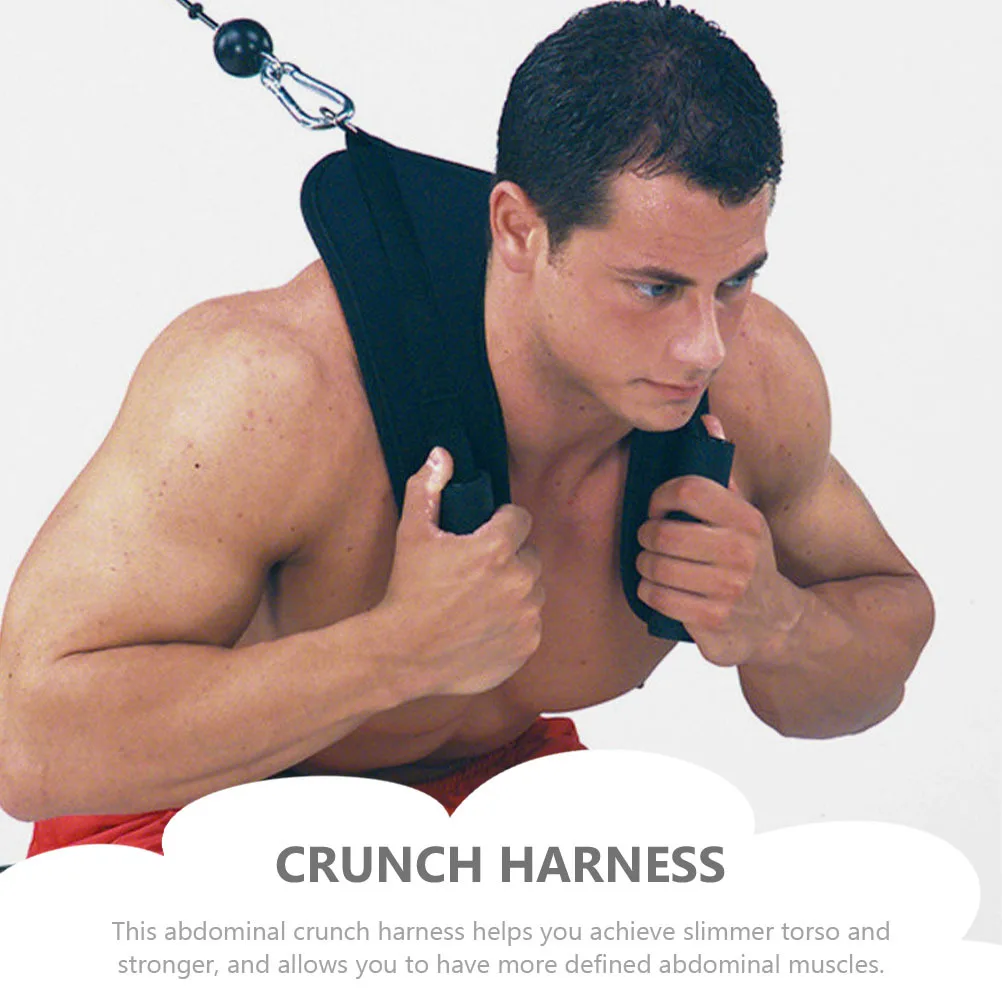 

Abdominal Muscle Exercise Resistance Belt Professional Workout Strap Core Training V-Shape Harness Pvc Nylon Fitness Equipment