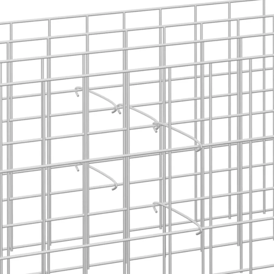 Crochets Gabion 50 pcs Acier Galvanisé 7.9