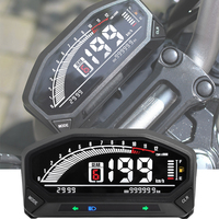Universal LED Adjustable Speedometer 10000 RPM Display Speedometer Odemeter Tachometer Moto Dashboard for 1 2 4 Cylinder