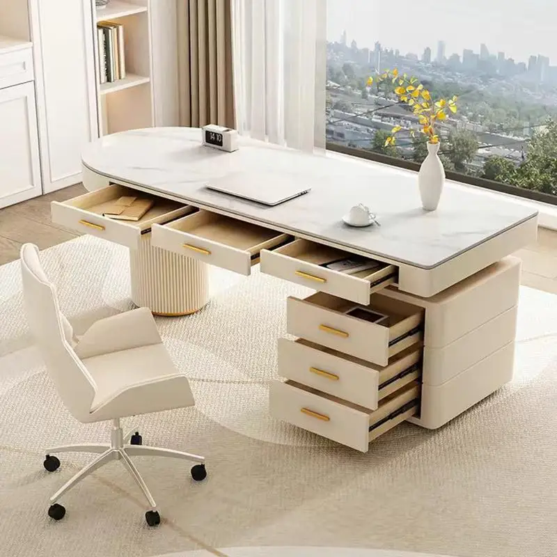Slate desk household simple desktop computer desk light luxury boss desk