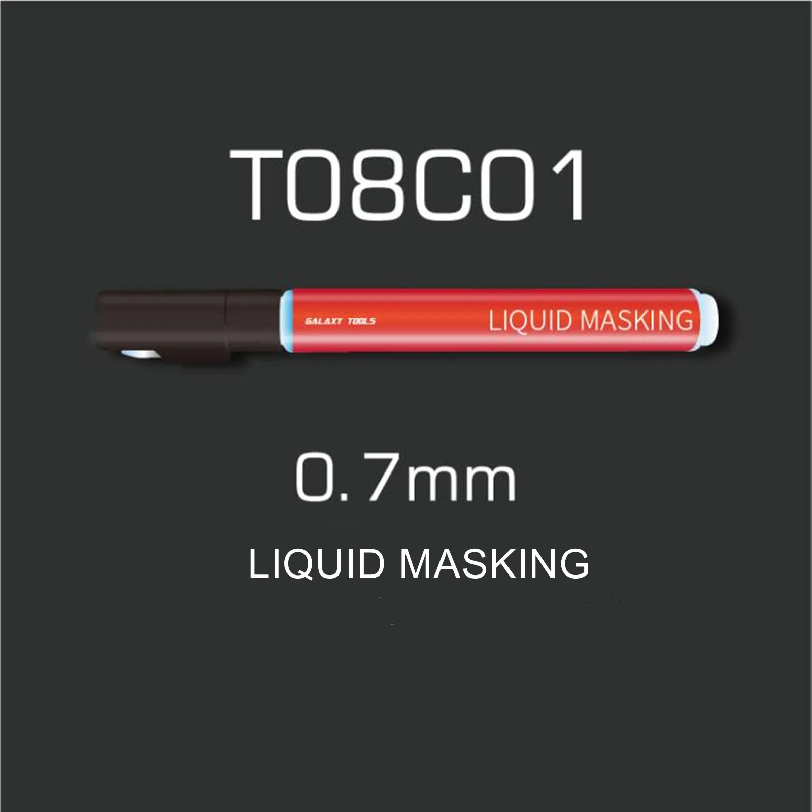 Imagem -06 - Caneta de Mascaramento Líquido Ferramentas Galáxia T08c0102 0.7 mm mm para o Modelo Gundam Passatempo Diy