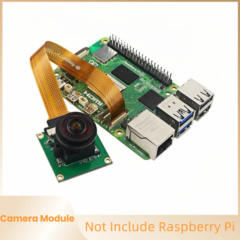 OV5647 5MP Camera Module 175 Degree with Adjustable-focus 1.7 mm Lens Compatible with Raspberry Pi 5 / Zero / Zero W/ Zero 2W