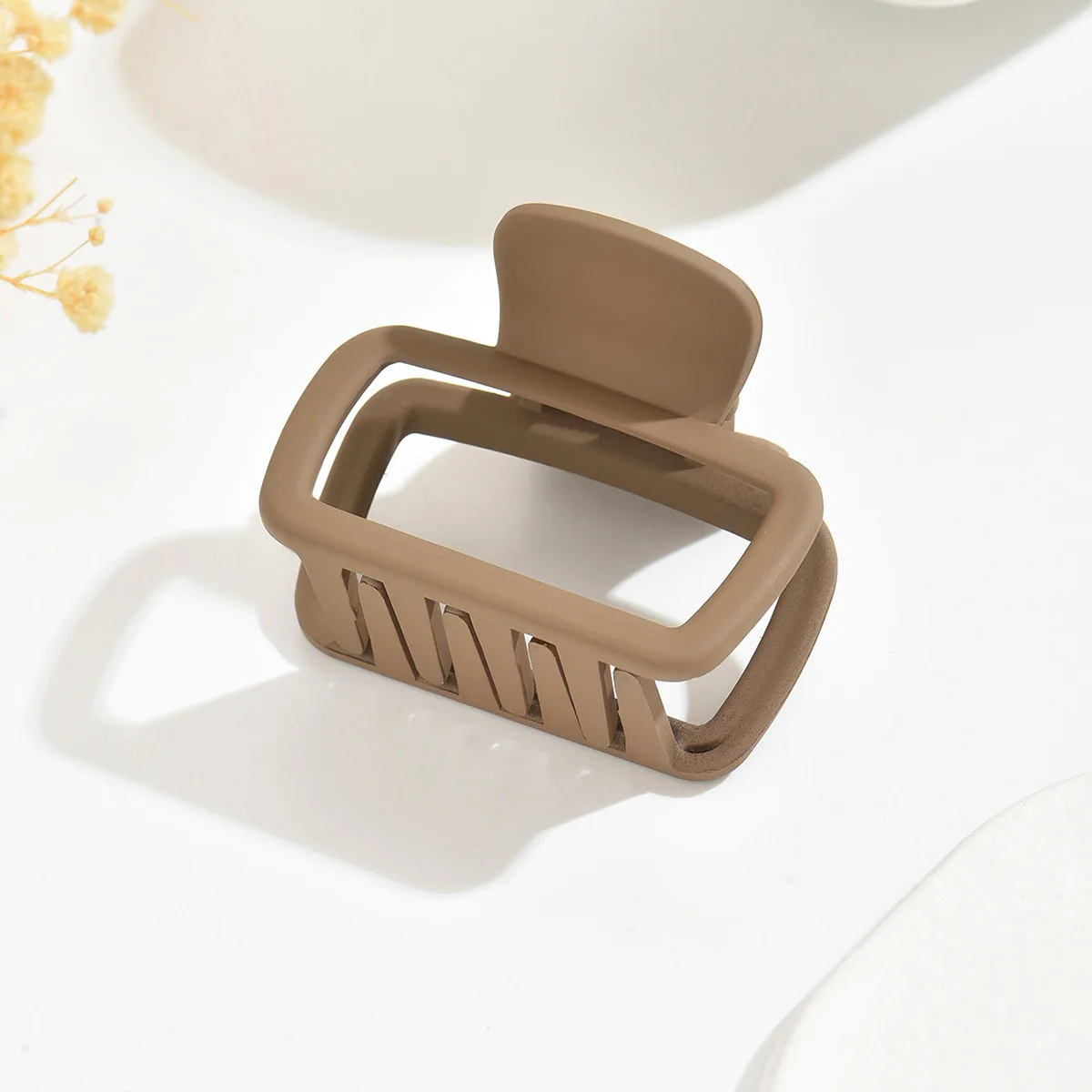 4pcs Women's Square Lightweight Hair Claw Clip Set