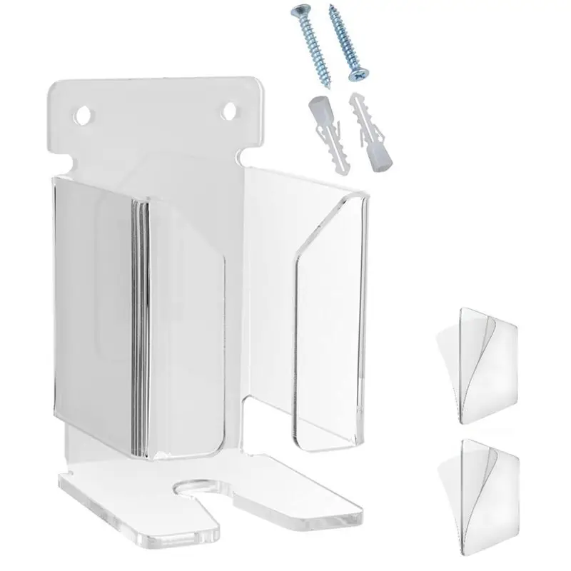 CMHI-Acrylic Shaver Holder Razor Hanger Shaver Organizer Men Bathroom Shower Razor Storage B