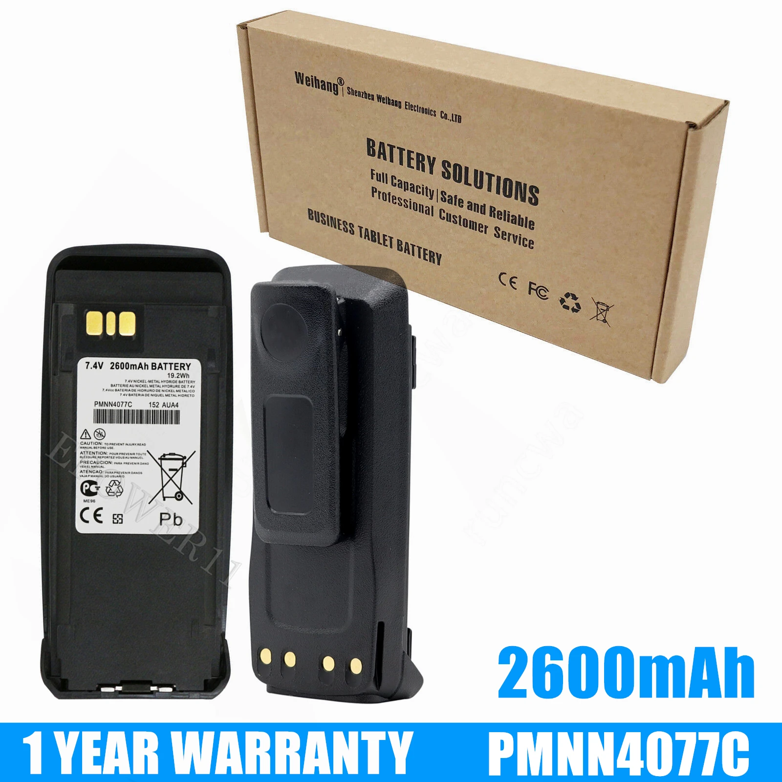 New Battery PMNN4069A PMNN4077C For Motorola XPR6300 XPR6350 XPR6380 XPR6550 XPR6580 DP3400 DP3600 DGP4150 DGP6150 Radio