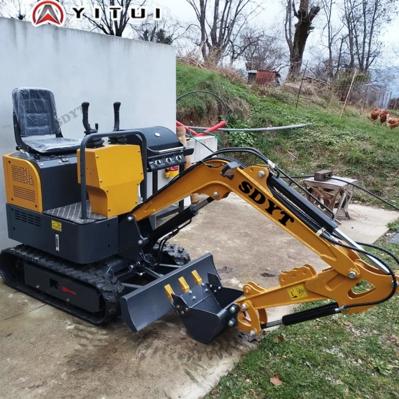 حفارة صغيرة متينة ومدمجة مخصصة مع محرك قوي - متوافقة مع الاتحاد الأوروبي لمشاريع الحفر وأعمال المناظر الطبيعية