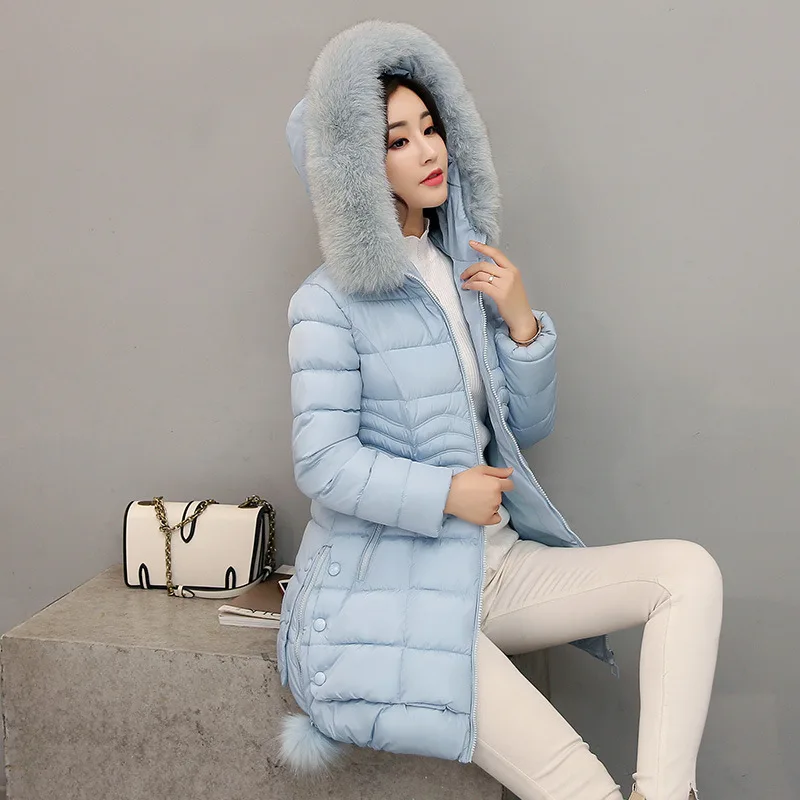 

Fur Parkas Women Down Jacket Plus Size Womens Parkas Thicken Outerwear hooded Winter Coat Female Jacket Cotton padded 2023