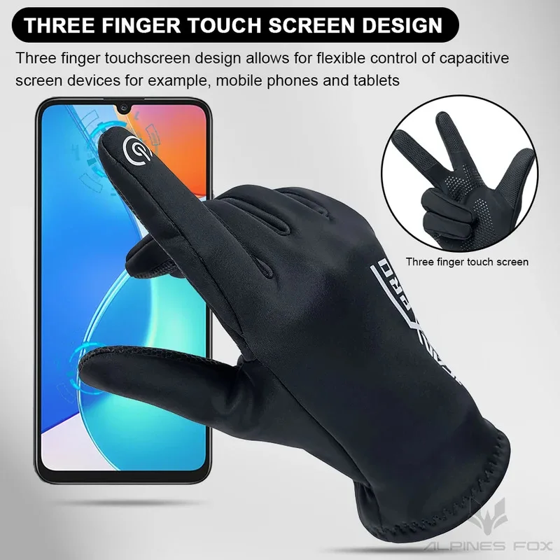 

Зимние мотоциклетные перчатки с сенсорным экраном, водонепроницаемые, ветрозащитные, термостойкие, внутренняя подкладка для снегохода, катания на лыжах, охоты, пешего туризма, мужчин и женщин