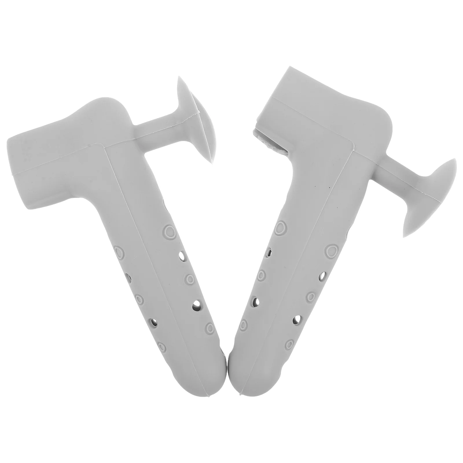 2 Pcs Gloves Door Handles Protector Wall Shape Door-Knob Cover Protective Silica Gel Stopper Baby Bumper