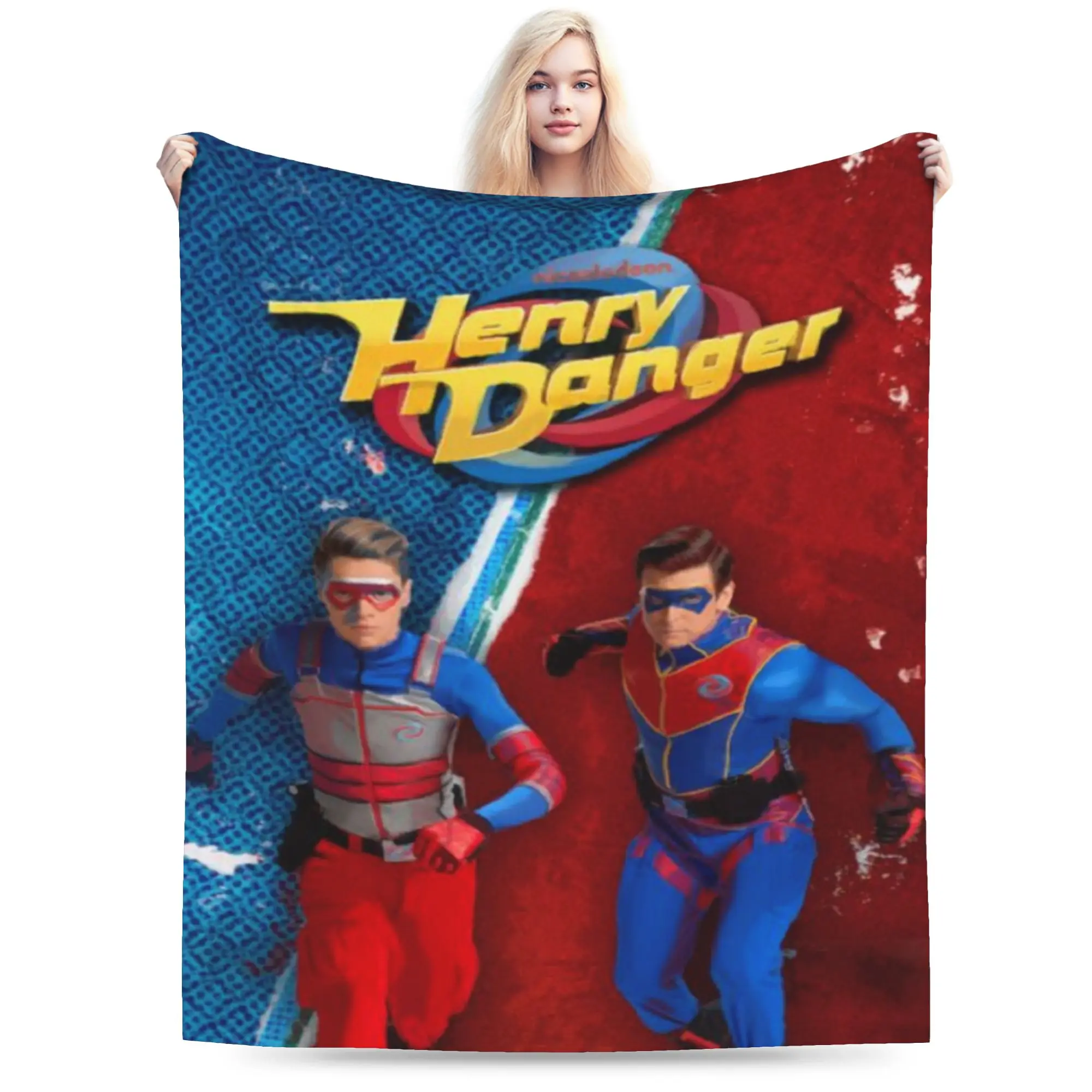 Captain Henry And Kid Danger  Merch Blankets Ultra-Soft Flannel  Throw Blanket Comfortable Rug Piece