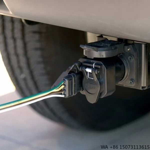 

7-контактный тестер цепей освещения прицепа и 4-контактный 4-контактный плоский разъем США