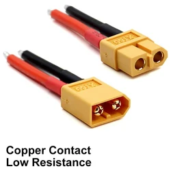 XT60 Connector 14AWG Silicon Wire Female and Male Extention Cable XT60 Plug Connector for RC Cars Boat Drone Lithium Battery