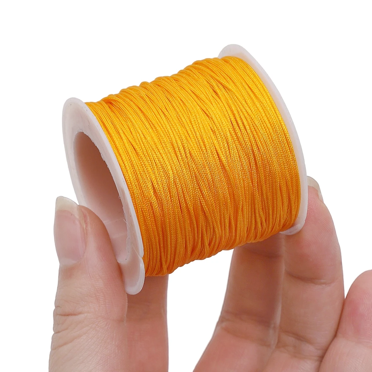 50 M/roll 0.8mm Nylon Draad Koord Chinese Knoop Koord Armband Gevlochten String Voor DIY Kwasten Kralen String sieraden Maken