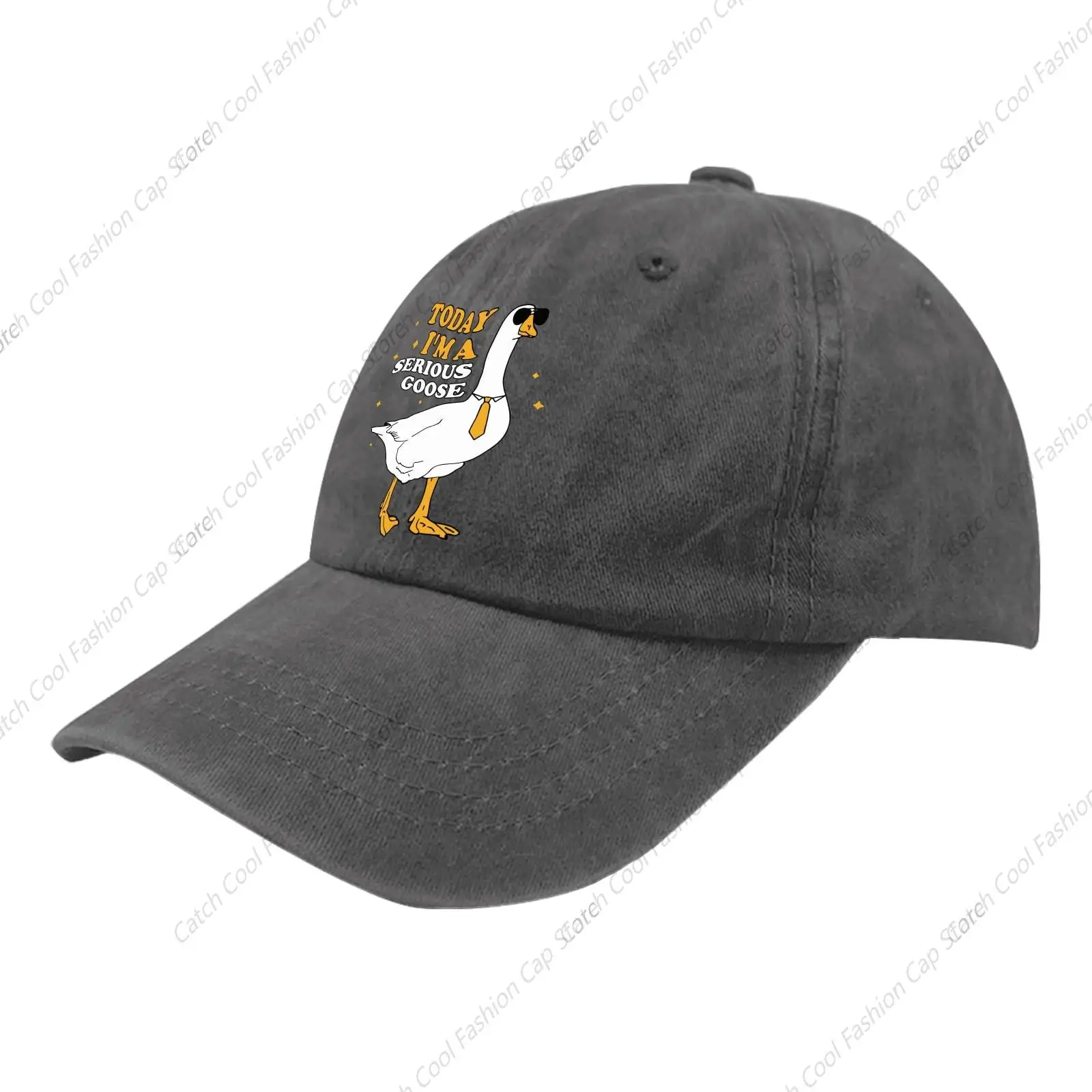 Today I'm A Serious Goose Golf Baseball Cap Camp Dad Hats for Men Women Gifts Cool  Washed Adjustable Cotton Sports Travel