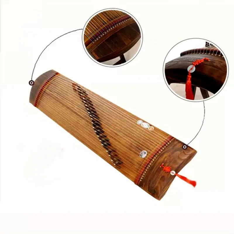 Professional Stringed Instrument Small Guzheng Portable Children Learning Traditional Chinese Musical Instruments Accessories