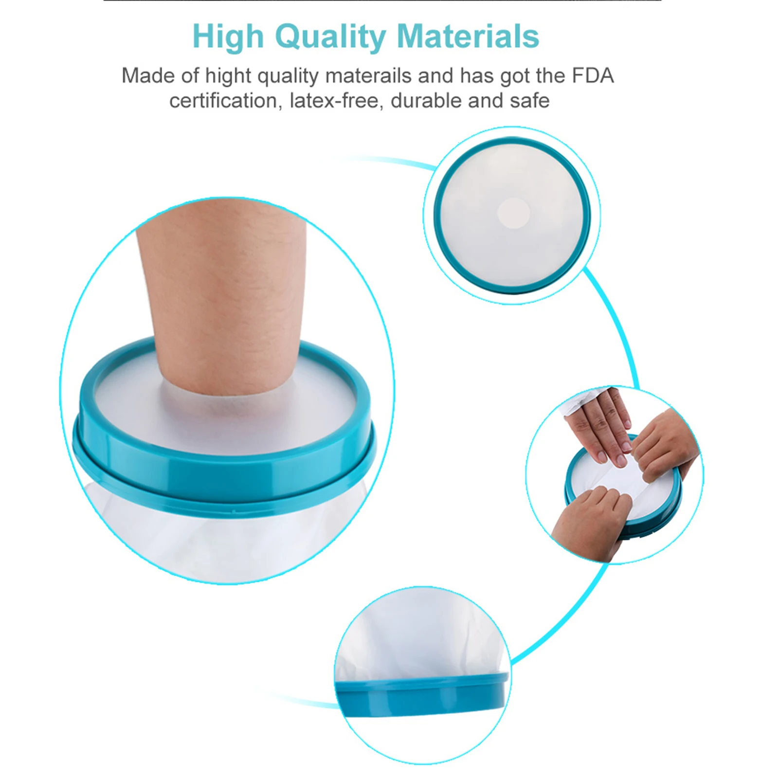 Water Protector Cast Cover Comfortable Arm Cast Cover Leakage Proof Skin Friendly Tight Elastic for Swimming for Women