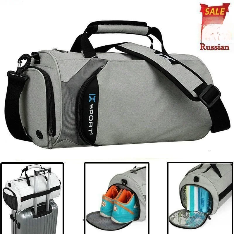 Men's Gym Bags Fitness Training Outdoor Travel Sport Bag M Casual Simple Style Unisex Universal Cover Closure Popular Brand