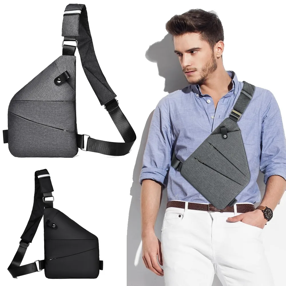 

1 Pcs Travel Personal Messenger Bag Sports Running Invisible Wallet Simple Messenger Bag Outdoor Fashion Single Shoulder Bag