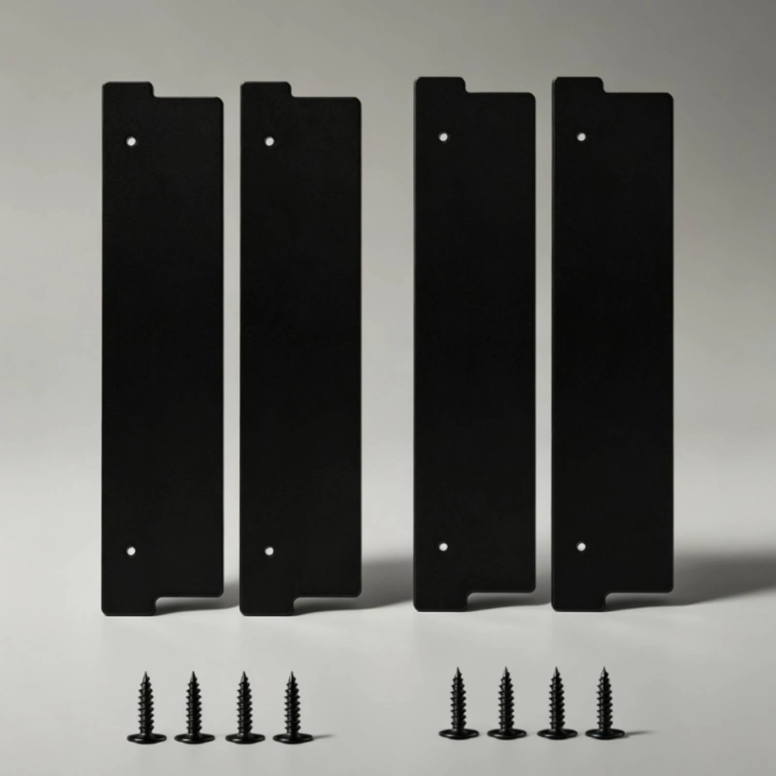 4 Pieces Bathroom Stall Privacy Strip Easy to Install Privacy Strip with Pre-Drilled Holes Hardware Moisture-Resistant
