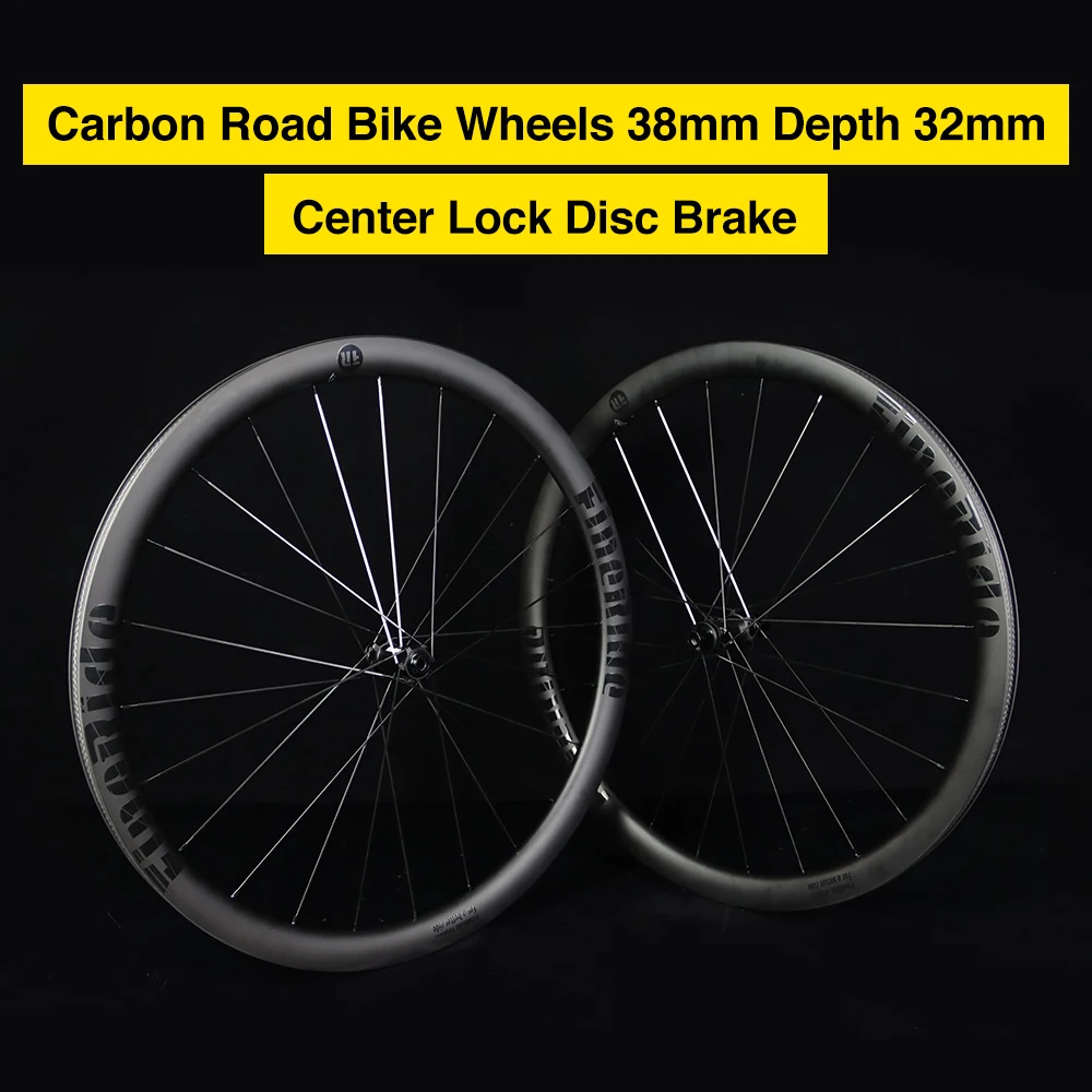 

FineRide Carbon Road Bike Wheels 700C Straight Pull White Spokes Carbon Gravel Bike Wheelset Steel Bearing Tubeless Ready Wheels