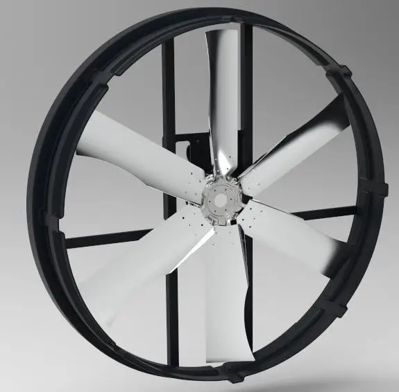 مروحة منفاخ هواء جديدة للتهوية لمزرعة الخنازير والماشية والحصان والبقرة والأغنام مروحة توزيع فعالة