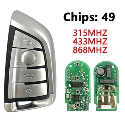 CN006101 Aftermarket 4 Button Remote Key 315MHZ 433MHZ 868MHZ For BMW 1 2 3 4 5 6 7 Series X1 X3 F Chassis CAS4+ FEM 2011-2017