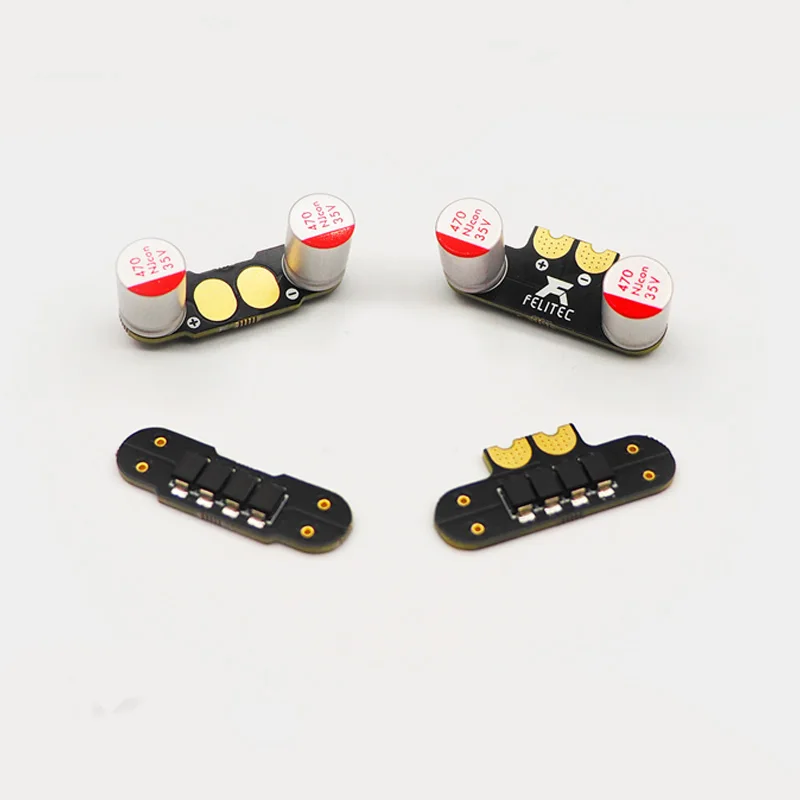 1Set Voltage Spike Suppressor Filtering Suppression Board W Solid State Capacitor FPV TVS Module for RC Racing Drone Accessories