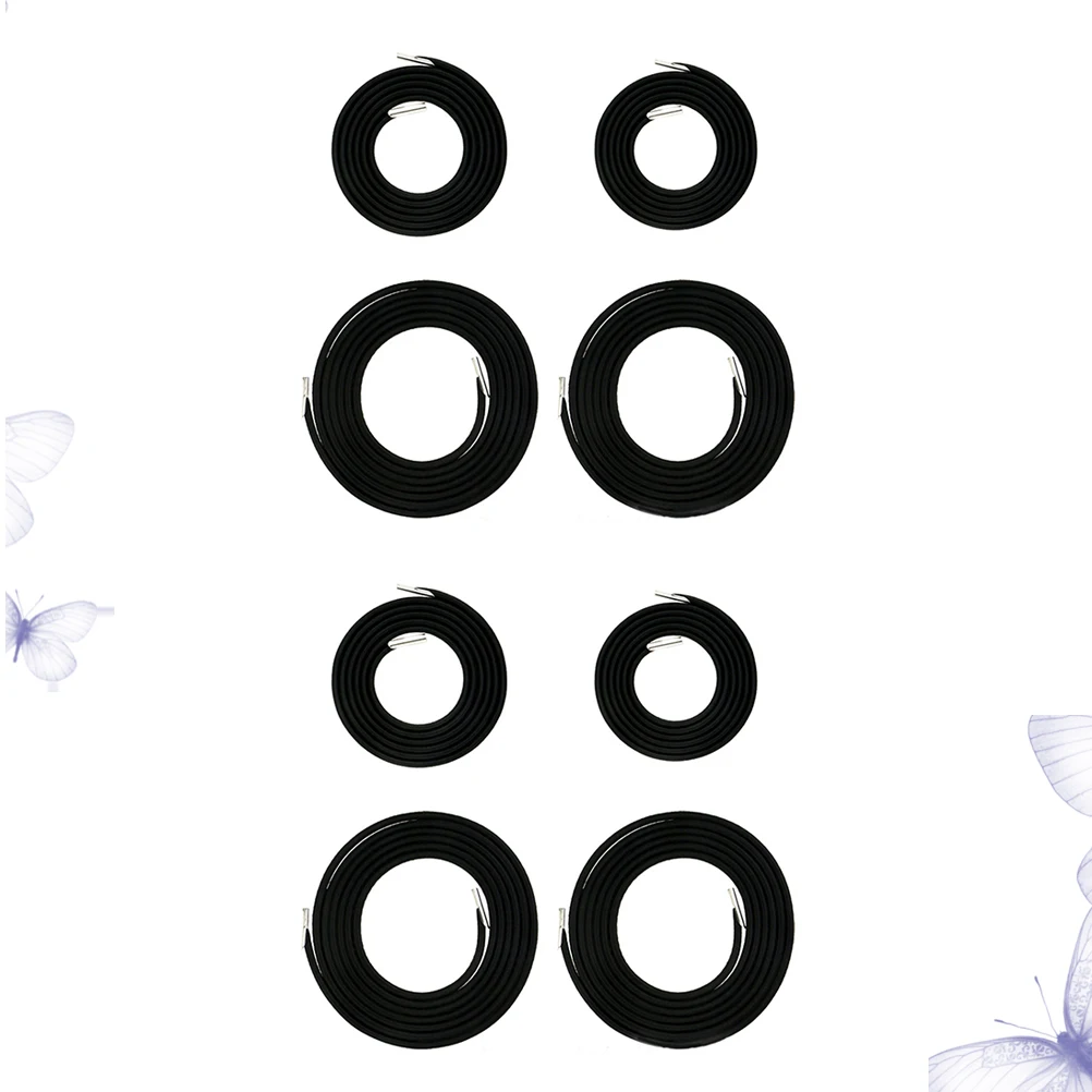 

8 Pcs Bungee Chair Rope Accessories Set Chaise Replacement Elastic Cord for Deck Rubber