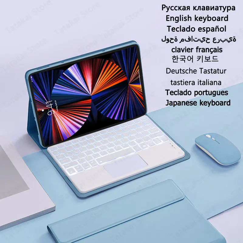 

Touchpad Backlit Keyboard for Teclado Xiaomi Pad 6 Case 2023 Teclado for Funda Xiaomi Pad 6 Pro Cover Mi Pad 6 Keyboard Case